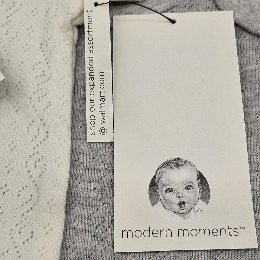 Lot Gerber/Modern Moments outfits 0-3 month NWT Onesies bodysuits pants Cotton - Picture 4 of 9